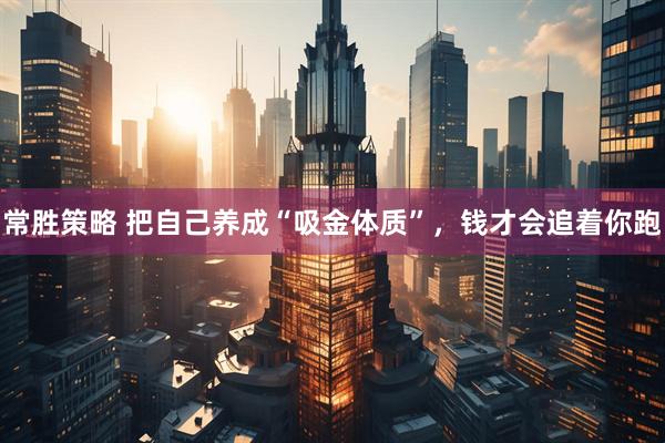 常胜策略 把自己养成“吸金体质”，钱才会追着你跑